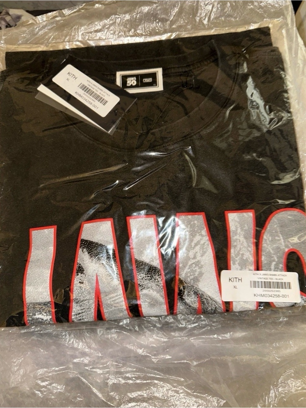 Kith for JAWS Shark Attack Vintage Tee